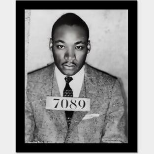 MLK Mugshot Posters and Art